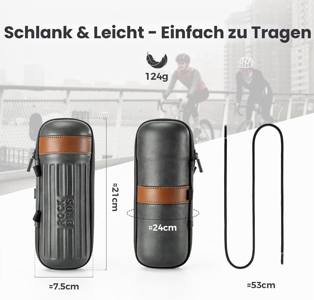 ROCKBROS Fahrrad Werkzeugtasche 0,73L, EVA Hartschalen-Aufbewahrungstasche