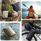 Qunature wasserdichte Fahrradtasche, Bikepacking Dry Bag 12L