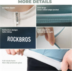 ROCKBROS Damen Fahrradtrikot Kurzarm Sommer Atmungsaktiv mit 3 Taschen