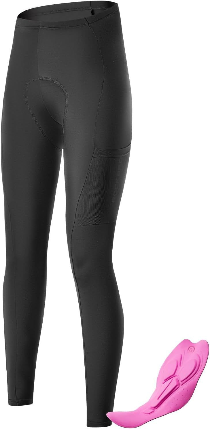 ROCKBROS Damen Fahrradhose Lang Gepolstert Elastisch Atmungsaktiv