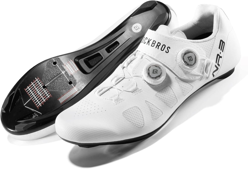 ROCKBROS Rennradschuhe & Fahrradschuhe Herren & Damen, Nylonsohle