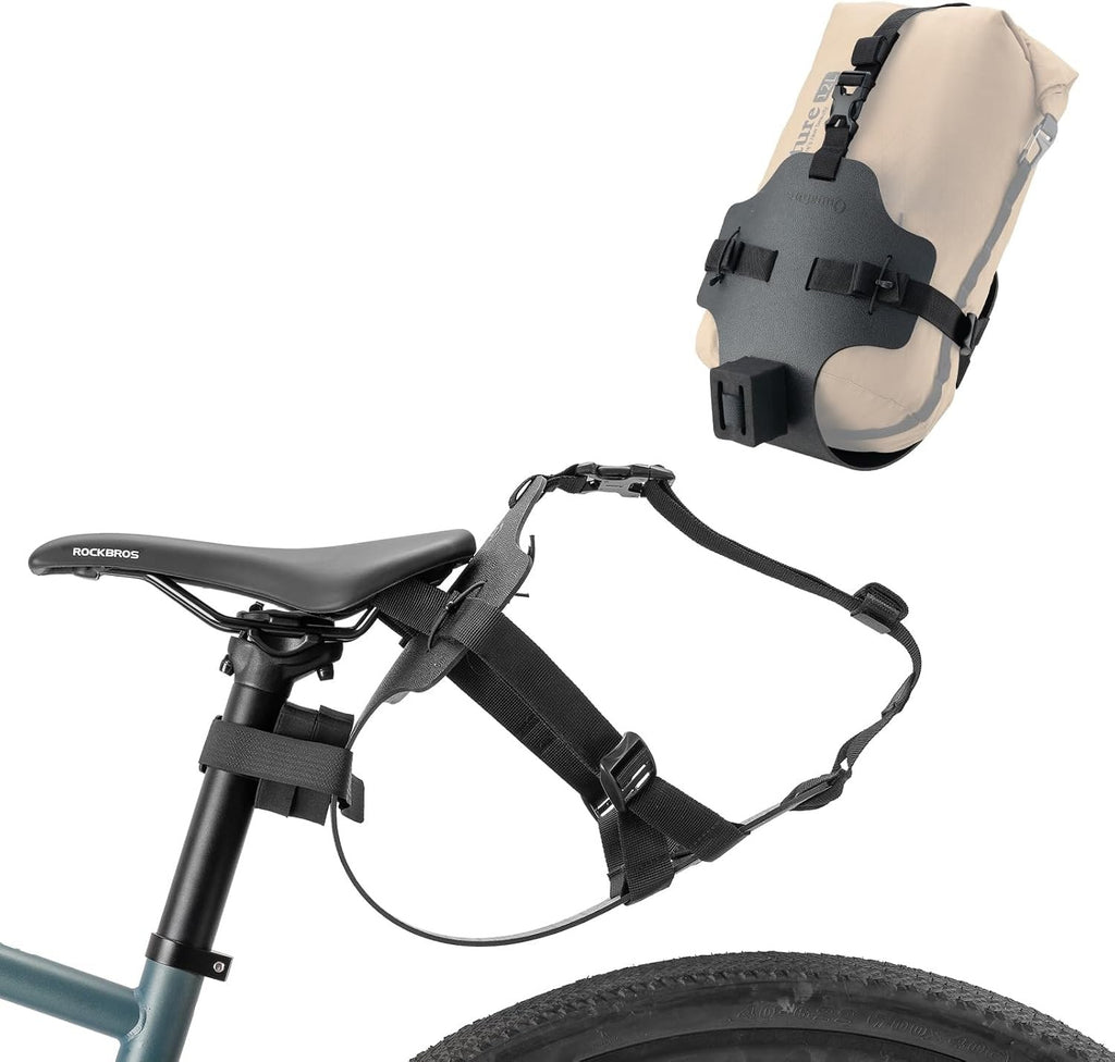 Qunature Fahrrad Satteltaschenhalter, Bikepacking Tasche Halterung Hinten