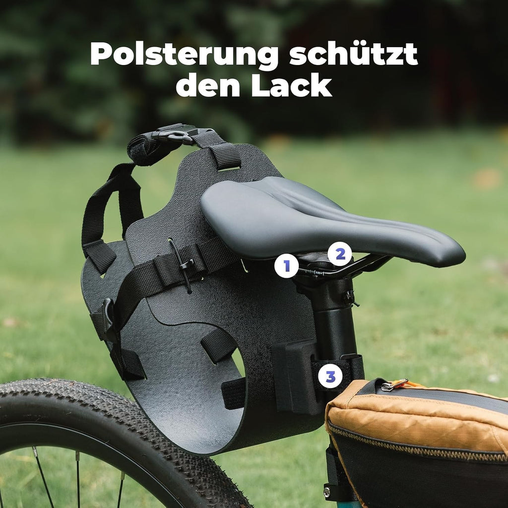 Qunature Fahrrad Satteltaschenhalter, Bikepacking Tasche Halterung Hinten
