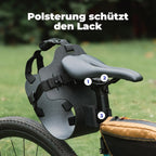 Qunature Fahrrad Satteltaschenhalter, Bikepacking Tasche Halterung Hinten