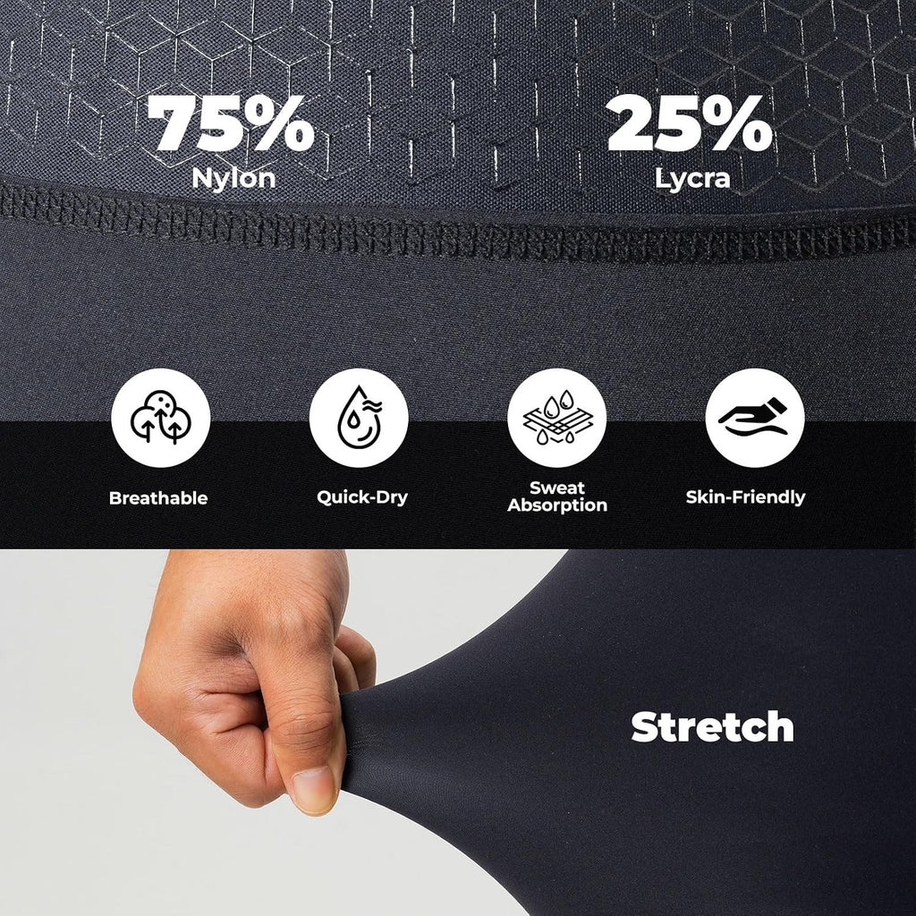 ROCKBROS Fahrradhose Kurz Gepolstert Herren, Nahtloses Einteiler Design