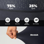 ROCKBROS Fahrradhose Kurz Gepolstert Herren, Nahtloses Einteiler Design