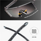 ROCKBROS Sonnenbrille Fahrradbrille Herren Damen Transparent Purple Pink