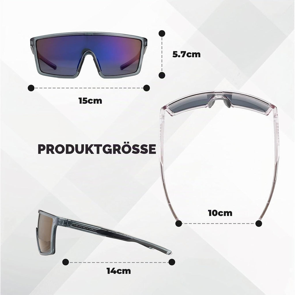 ROCKBROS Sonnenbrille Fahrradbrille Herren Damen