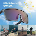 ROCKBROS Sonnenbrille Fahrradbrille Herren Damen
