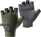 ROCKBROS Fahrradhandschuhe Fingerlos mit ergonomischer Vollpolsterung