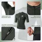 ROCKBROS Road to Sky Herren Radtrikot Kurzarm Atmungsaktiv Schnelltrocknend