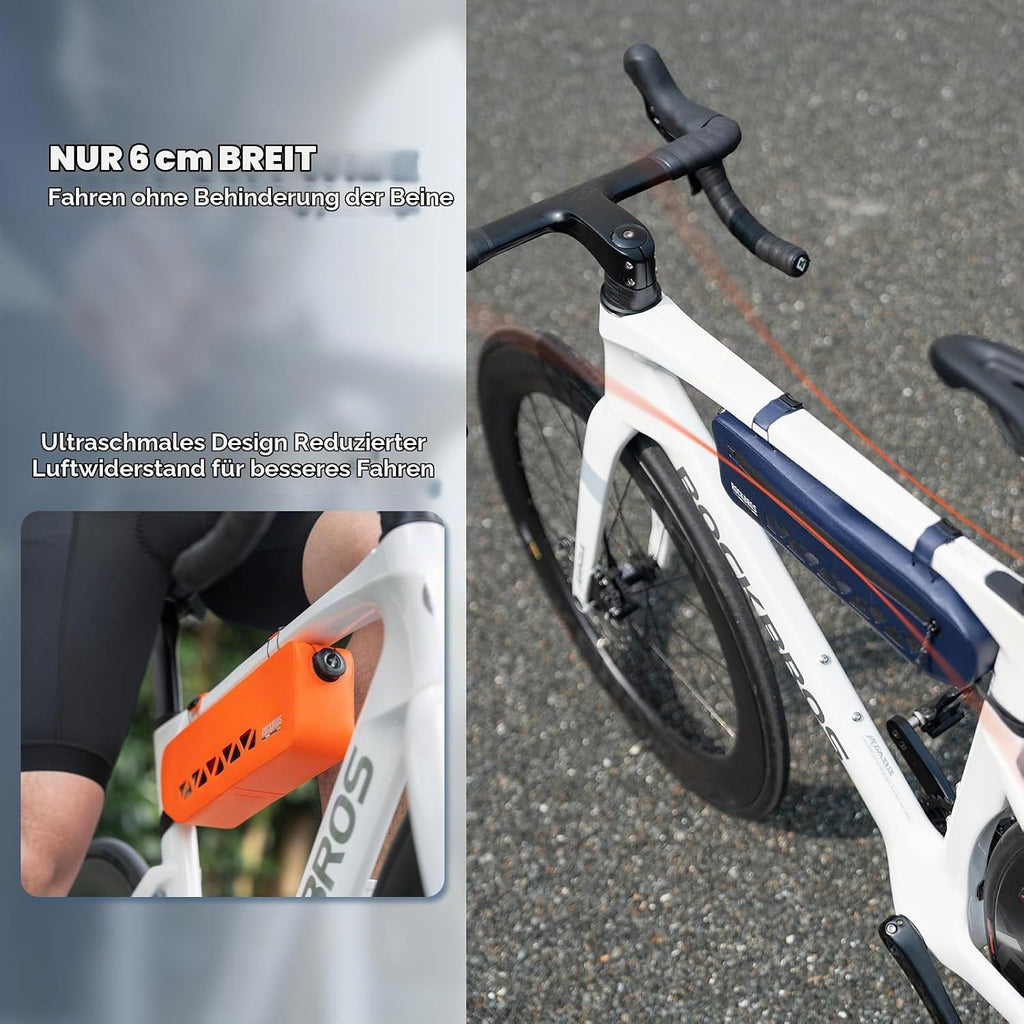 ROCKBROS Road to Sky Fahrrad Rahmentasche Wasserdicht, 1,7L, Dreiecktasche