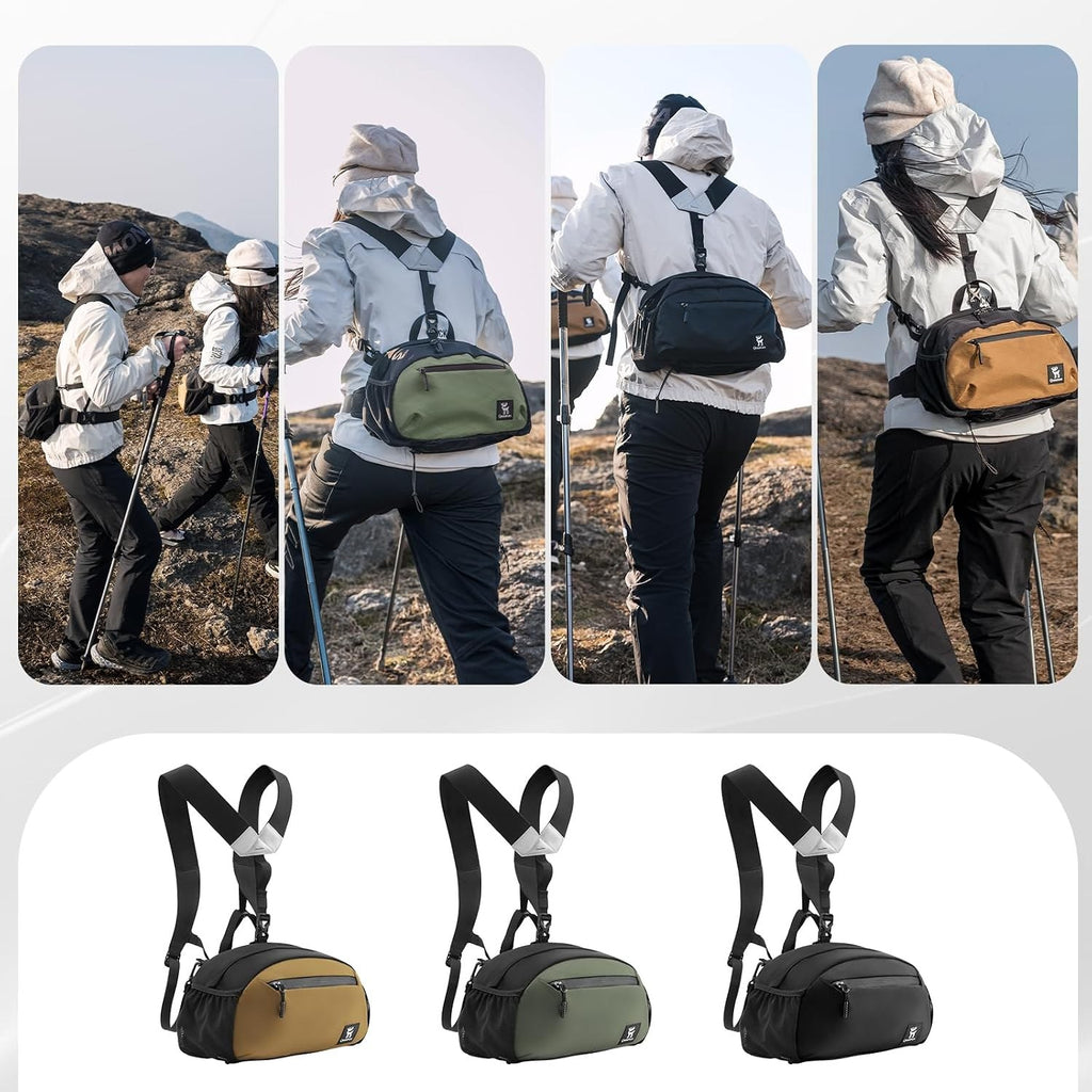 Qunature Wanderrucksack 7,9L Ultraleichter, Trekkingrucksack