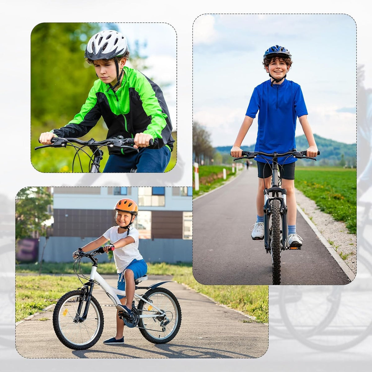 ROCKBROS Kinder Fahrradsattel, Stoßdämpfend und Wasserdicht Kindersattel