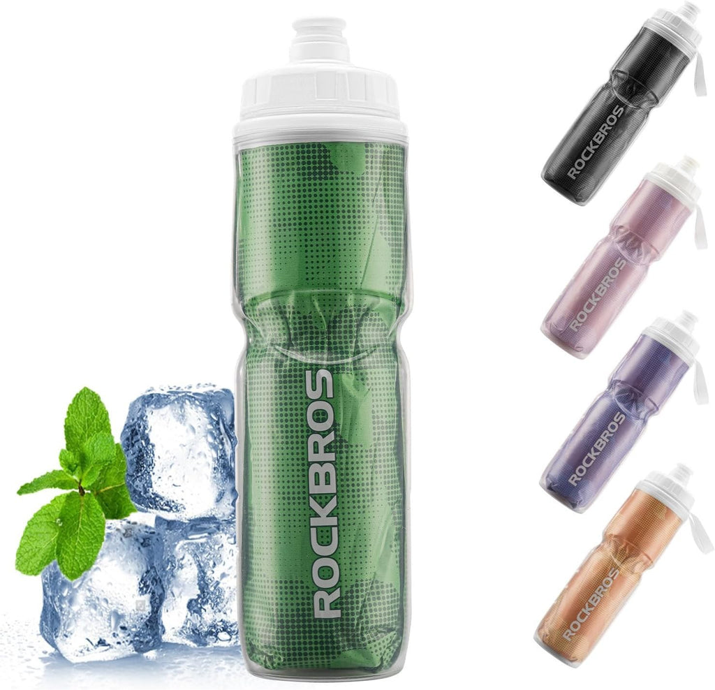 ROCKBROS Fahrrad Trinkflasche 670ML, Auslaufsicher BPA-frei Leicht Roubust
