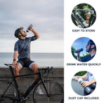 ROCKBROS Fahrrad Trinkflasche 670ML, Auslaufsicher BPA-frei Leicht Roubust