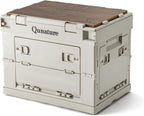 Qunature Campingbox Faltbare, Aufbewahrungsbox mit Deckel 30L, Klappbox
