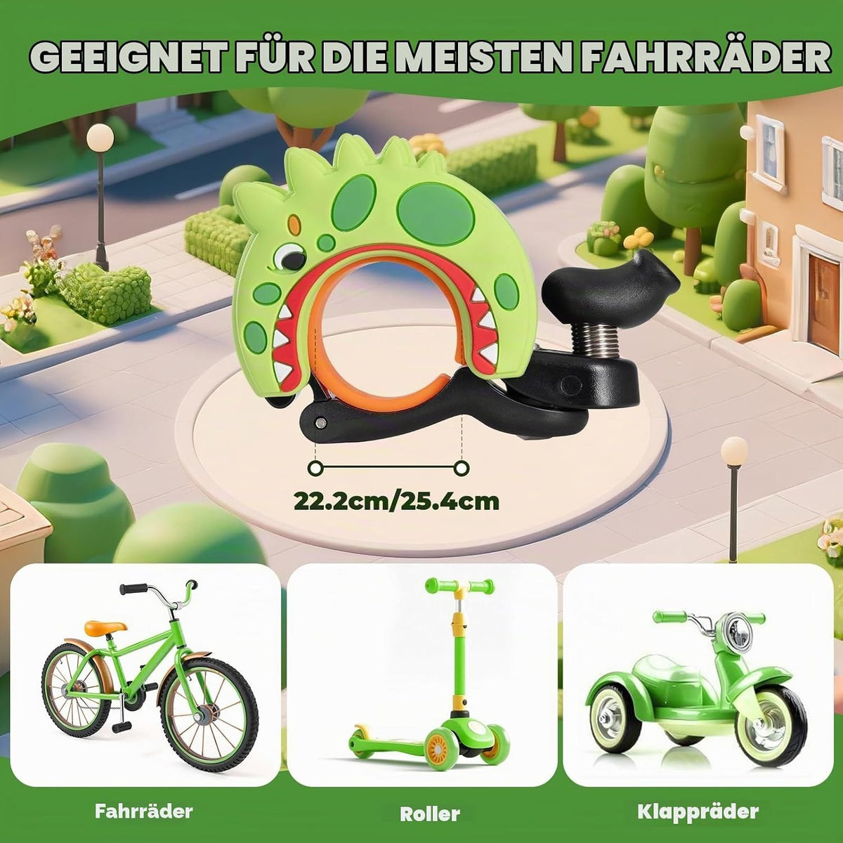ROCKBROS Fahrradklingel Kinder Lustige Fahrradklingel Mädchen Jungen