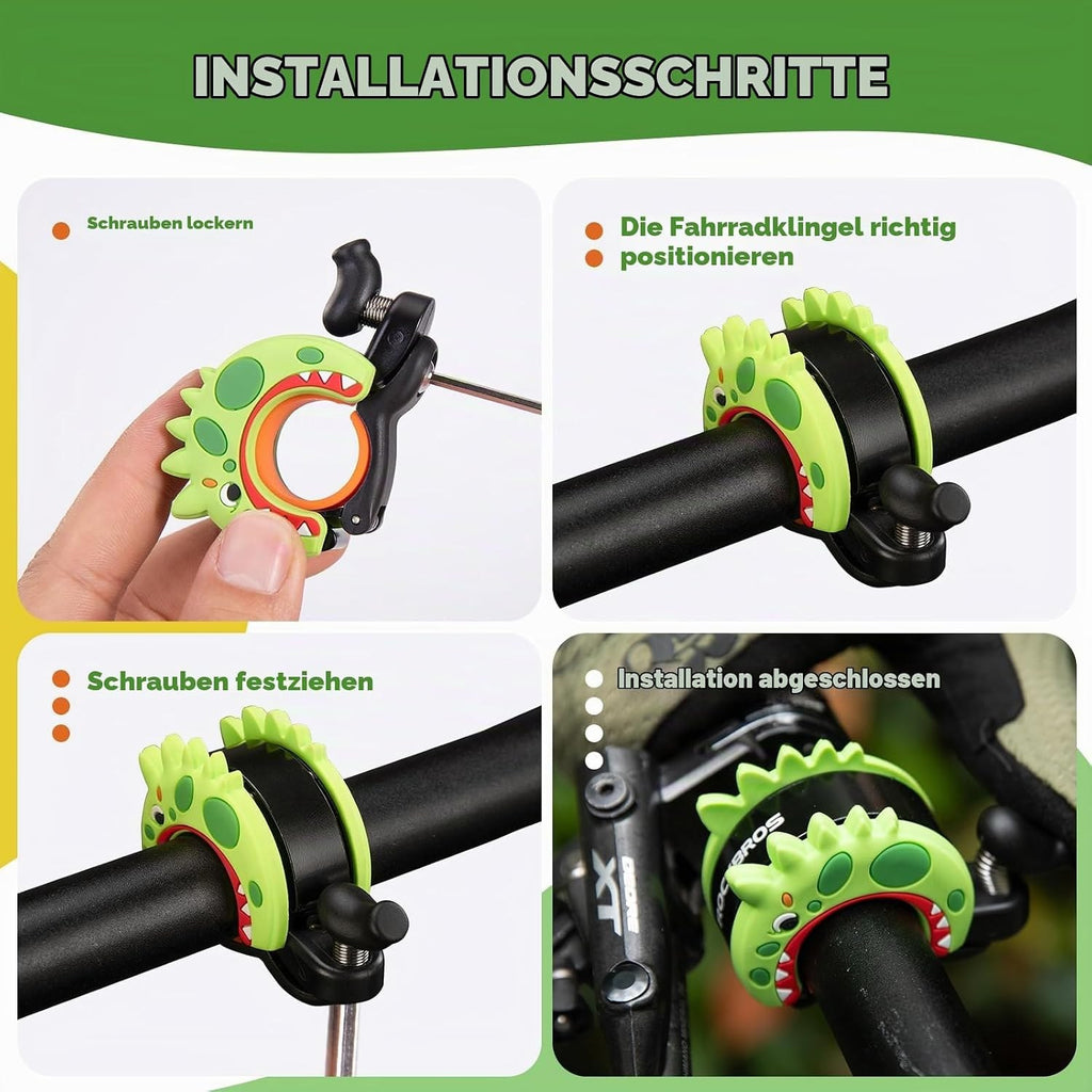 ROCKBROS Fahrradklingel Kinder Lustige Fahrradklingel Mädchen Jungen