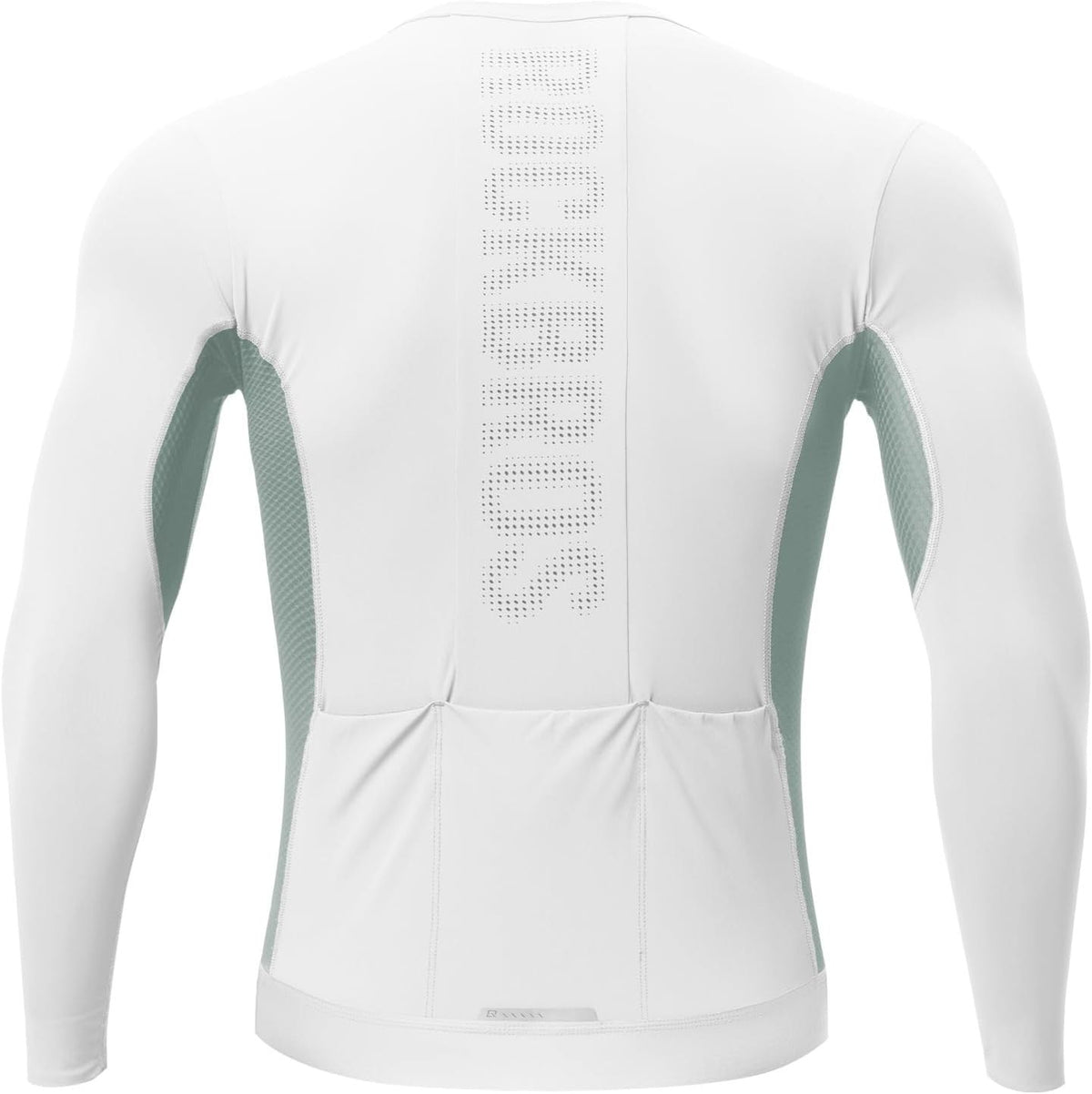 ROCKBROS Fahrradtrikot Radtrikot Langarm Herren, Atmungsaktiv White