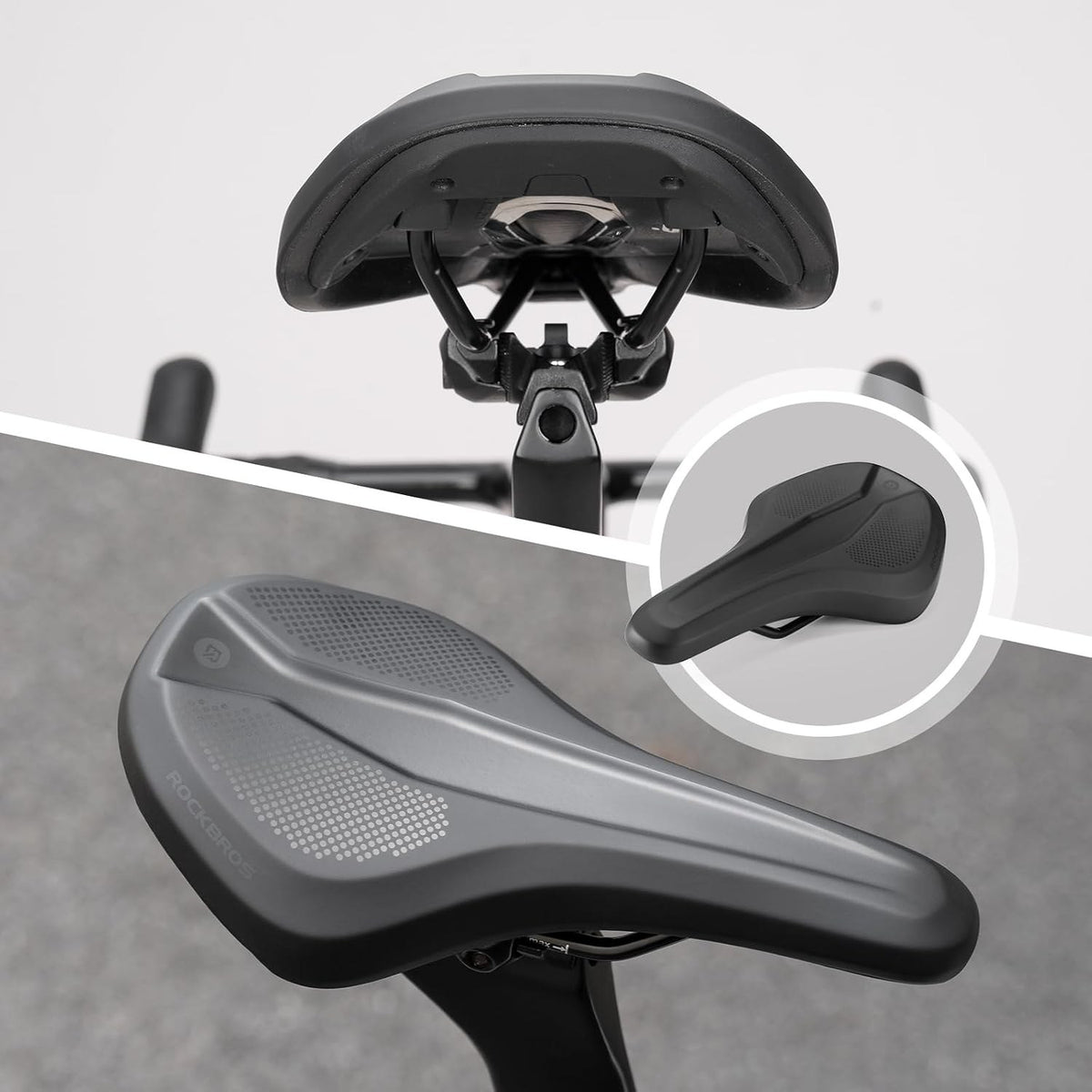 ROCKBROS Fahrradsattel Herren und Damen, Fahrradsitz Wasserdichter