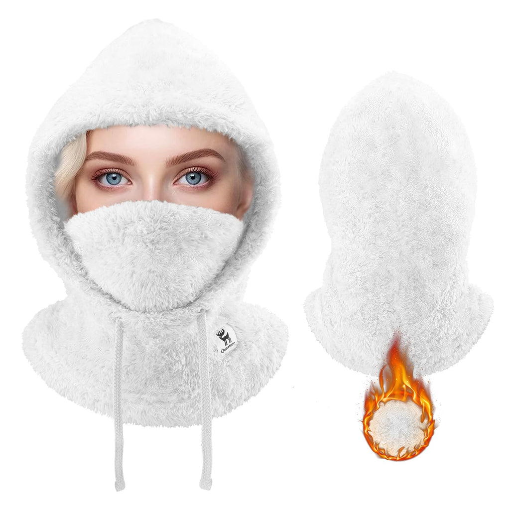 Qunature Sturmhaube Thermo, winddicht – Weiß; Herstelleraufnahme